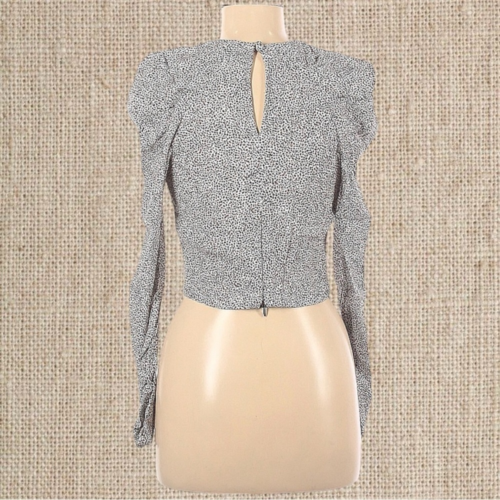 Tiny animal, print lightweight, long sleeve blouse - Picture 2 of 2